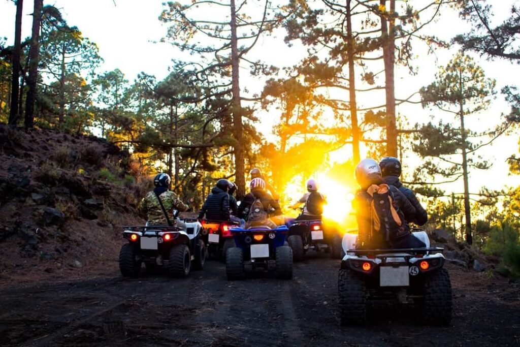 teide sunset quad